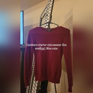Charter club cashmere sweater